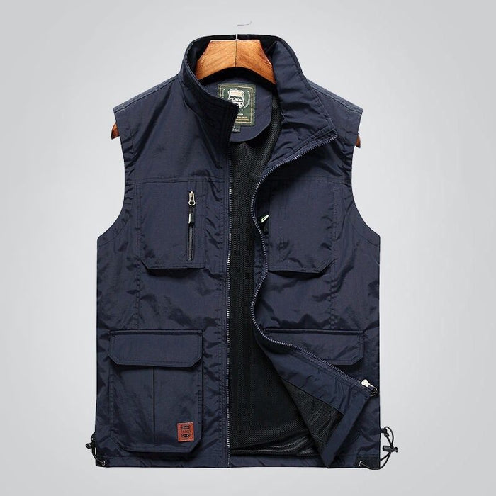 Outdoor Quick Drying Multi Pocket Casual Gillet Jacket