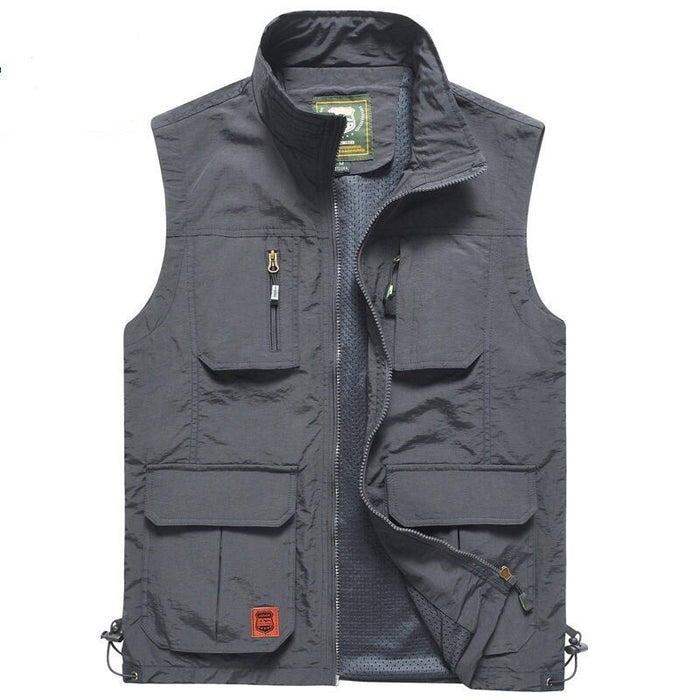 Outdoor Quick Drying Multi Pocket Casual Gillet Jacket