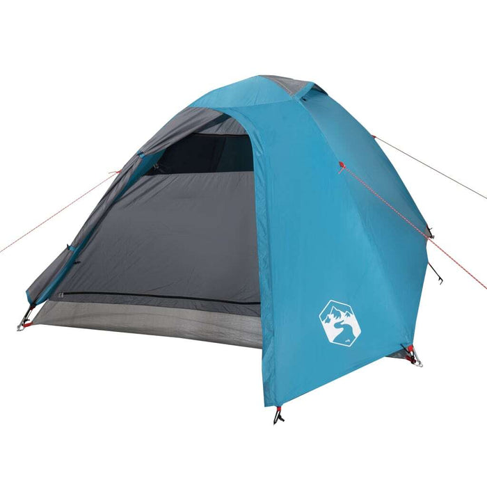 vidaXL Camping Tent 2 Persons Blue 264x210x125 cm 185T Taffeta