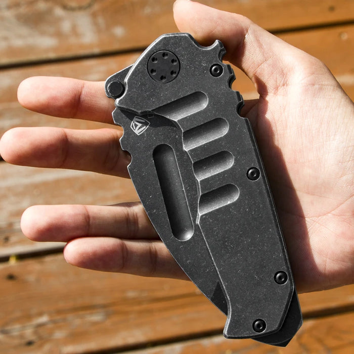 Outdoor D2 steel camping knife