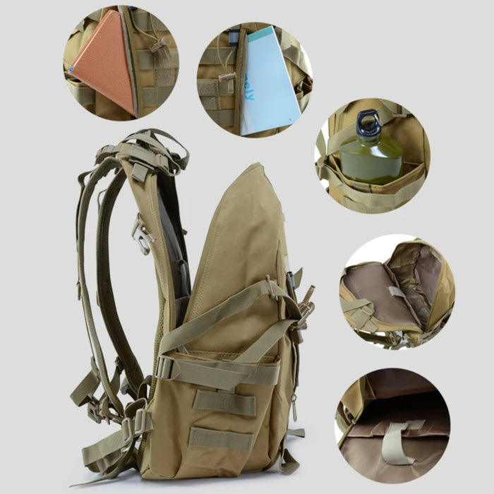 Large Capacity Backpacks Waterproof Nylon Military Tactics Molle Army Bag Men Backpack Rucksack For Hike Travel Backpacks