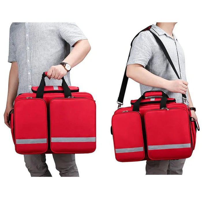 Empty First Aid Kit Waterproof Multi-function Reflective Rescue Bag Home Travel Sport Emergency Medical Case Doctor Visiting Bag