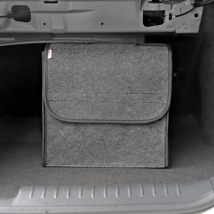 Grey Medium Anti Slip Car Trunk Boot Storage Organiser Case Tool Bag