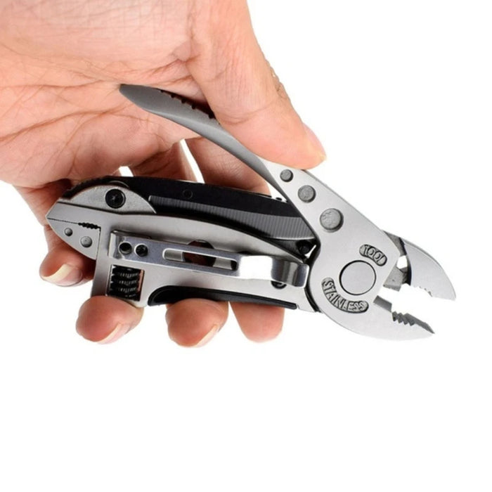 Multi-tool Survival Knife Multi Tool Set Purpose Adjustable Wrench Knife Wire Cutter Pliers Survival Emergency Gear Tools Set