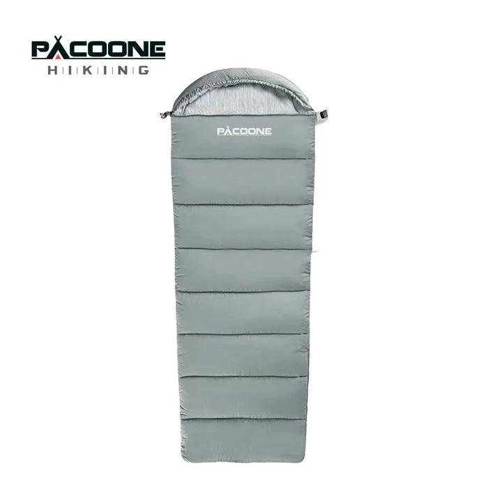 PACOONE Sleeping Bag Spliceable Double Sleeping Bag Lightweight Cotton Warm Sleeping Bag  Washable Camping Travel Sleeping Bag